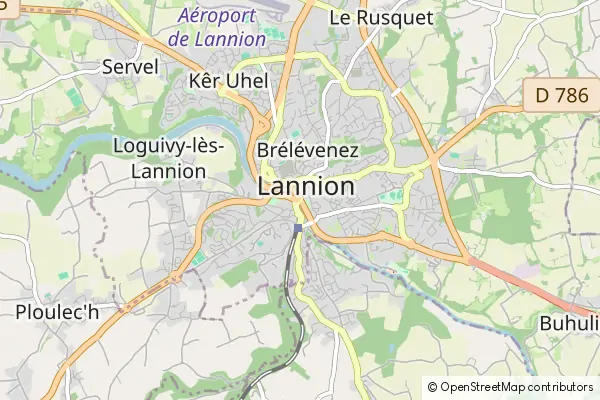 Karte Lannion