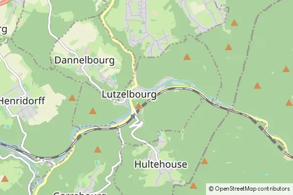 Karte Lutzelbourg