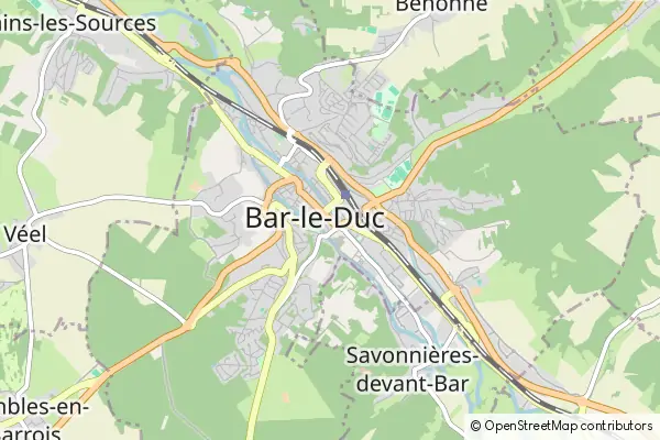 Karte Bar-le-Duc