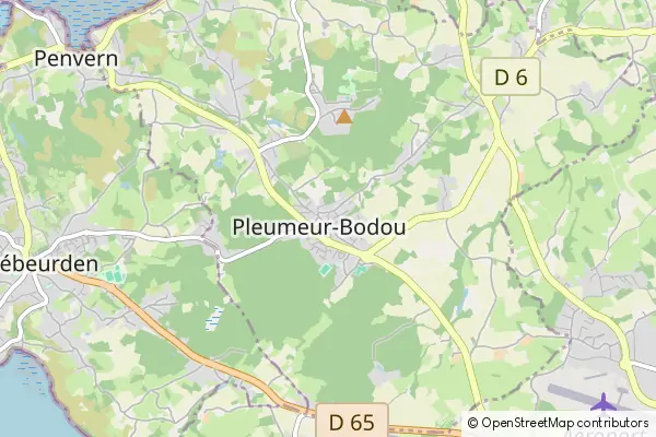 Karte Pleumeur Bodou