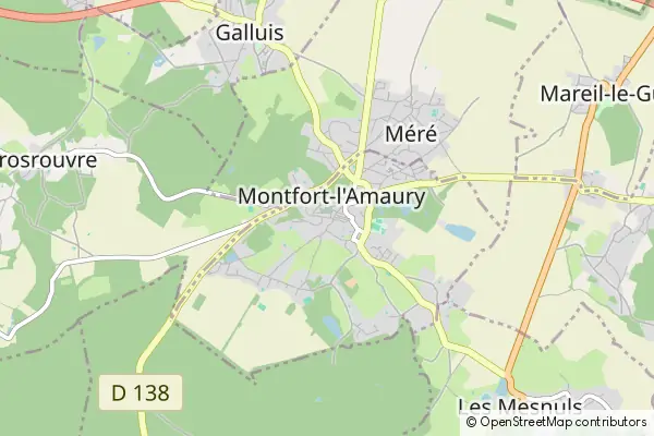 Karte Montfort-l’Amaury