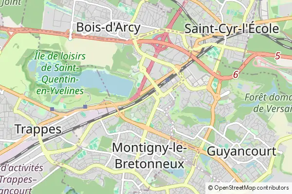 Karte Montigny-le-Bretonneux