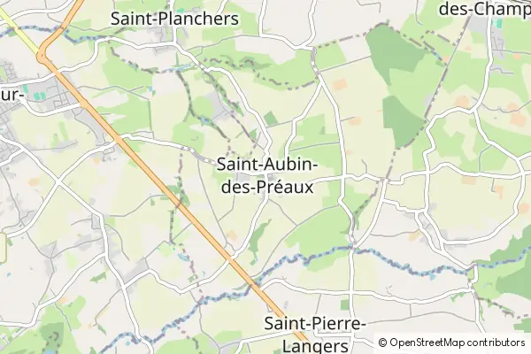 Karte Saint-Aubin-des-Préaux