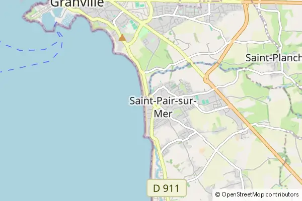 Karte Saint-Pair-sur-Mer