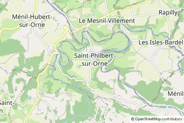 Karte Saint-Philbert-sur-Orne