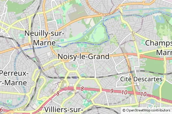 Karte Noisy-le-Grand