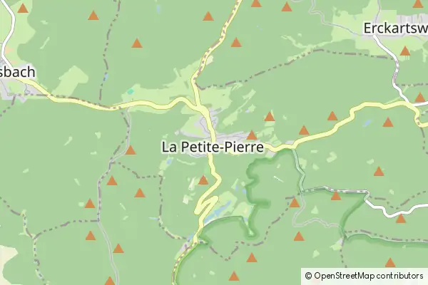 Karte La Petite Pierre