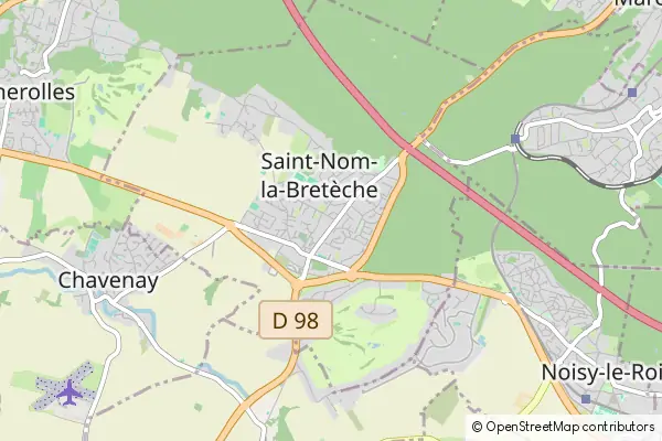 Karte Saint-Nom-la-Bretêche