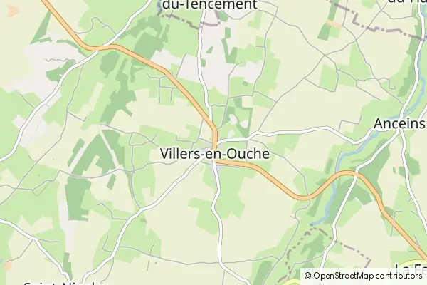 Karte Villers-en-Ouche