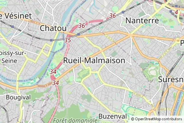 Karte Rueil-Malmaison