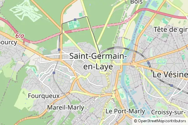 Karte Saint-Germain-en-Laye