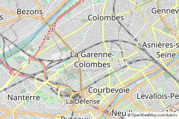 Karte La Garenne-Colombes