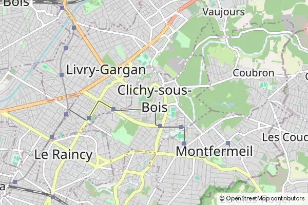 Karte Clichy-sous-Bois