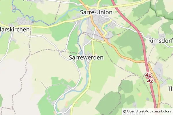 Karte Sarrewerden