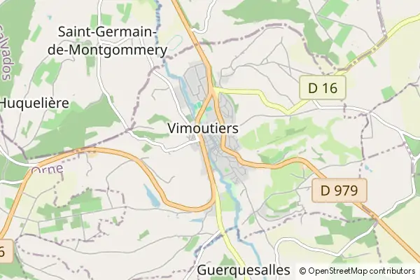 Karte Vimoutiers