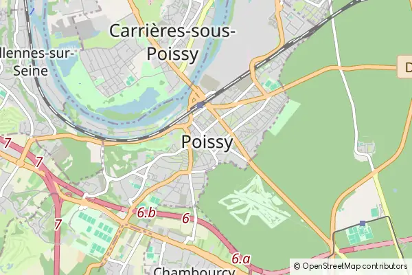 Karte Poissy