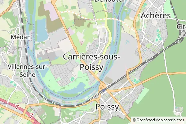 Karte Carrières-sous-Poissy