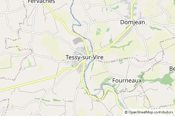 Karte Tessy-sur-Vire