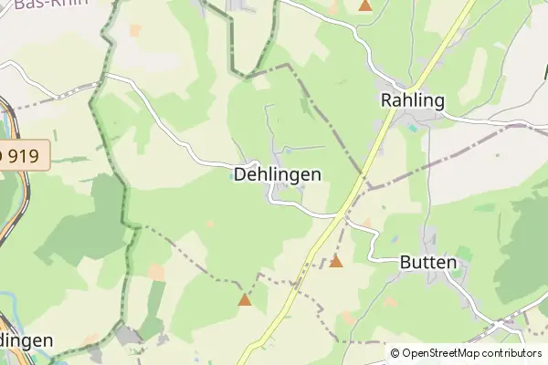 Karte Dehlingen