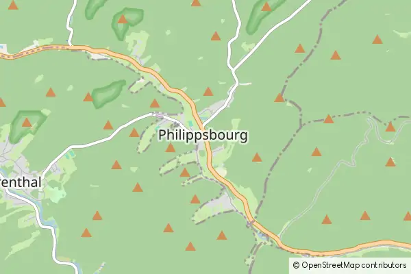 Karte Philippsbourg