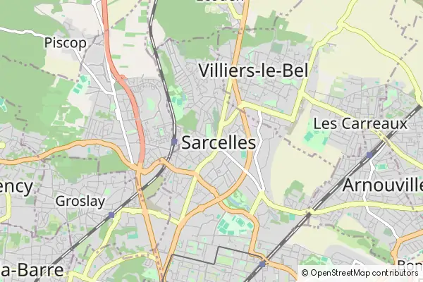 Karte Sarcelles