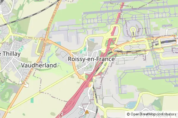 Karte Roissy