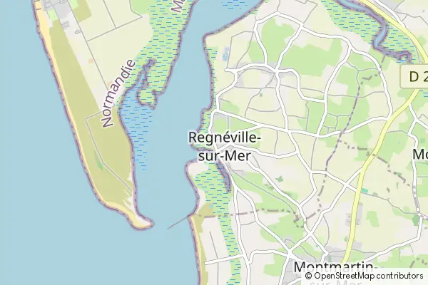 Karte Regnéville-sur-Mer