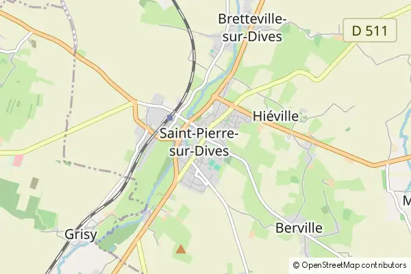 Karte Saint-Pierre-sur-Dives