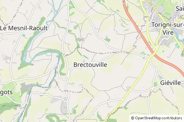 Karte Brectouville