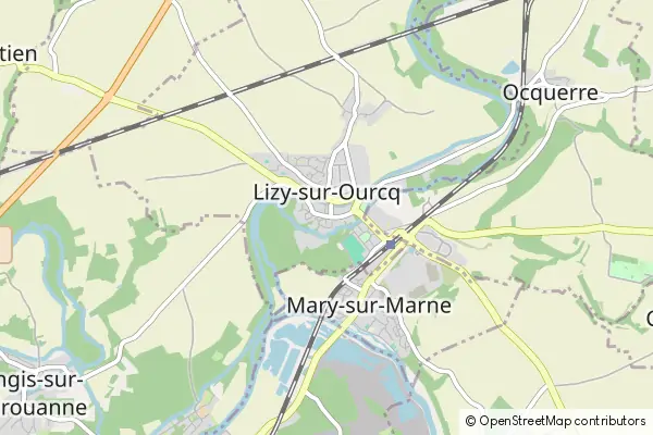 Karte Lizy-sur-Ourcq