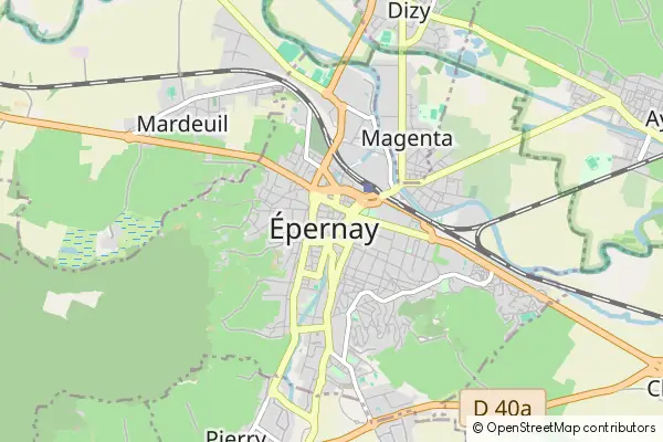 Karte Épernay