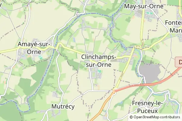 Karte Clinchamps-sur-Orne