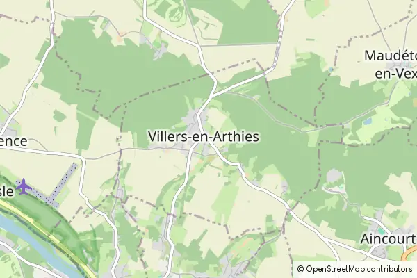 Karte Villers En Arthies