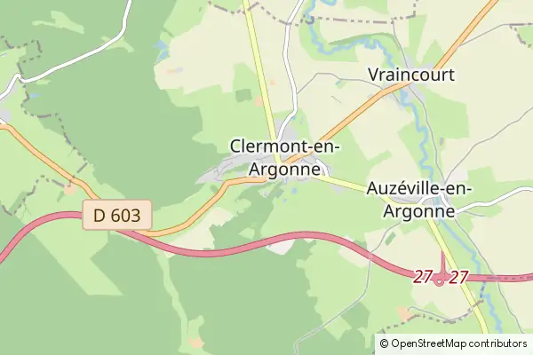 Karte Clermont en Argonne