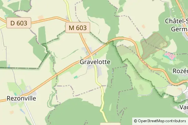 Karte Gravelotte