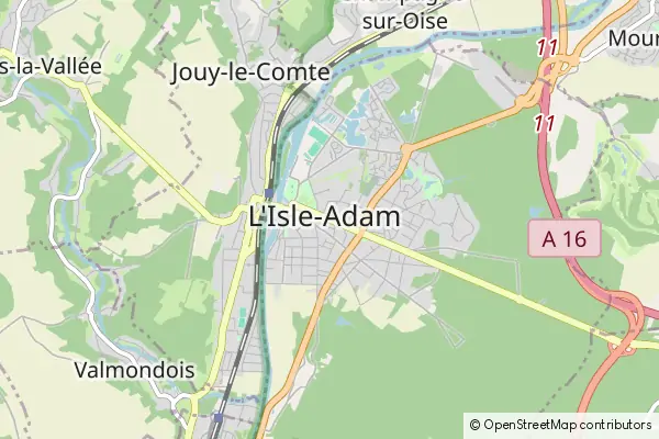 Karte L'Isle-Adam