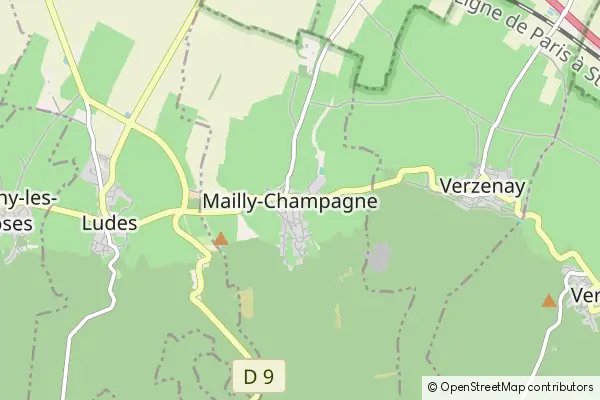 Karte Mailly-Champagne