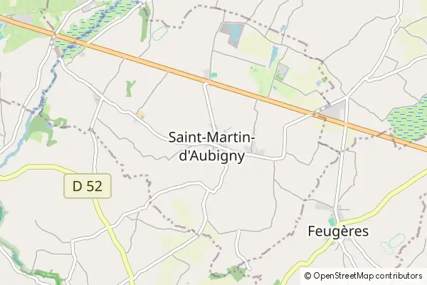 Karte Saint-Martin-d'Aubigny