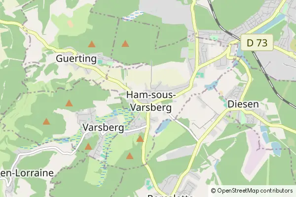 Karte Ham-sous-Varsberg