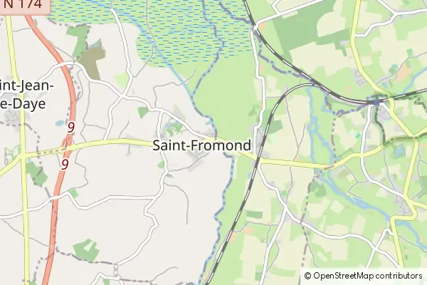 Karte Saint-Fromond