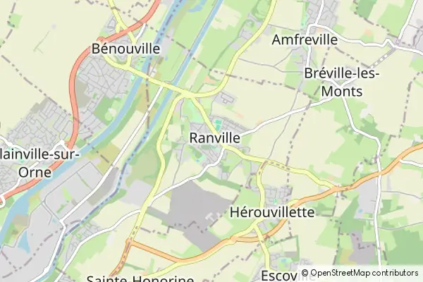 Karte Ranville