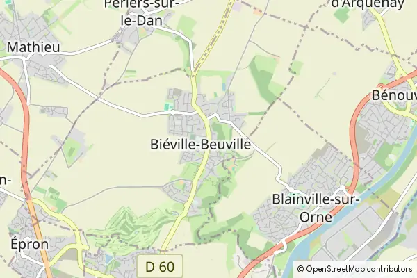 Karte Biéville-Beuville