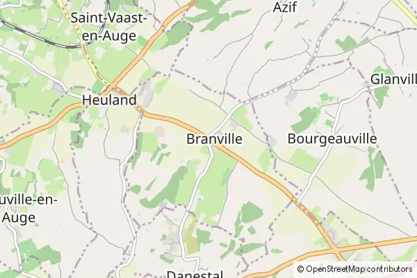 Karte Branville