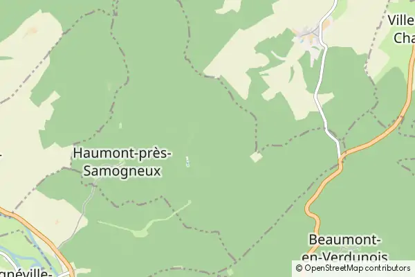 Karte Haumont-près-Samogneux