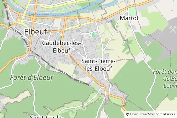 Karte Saint-Pierre-lès-Elbeuf