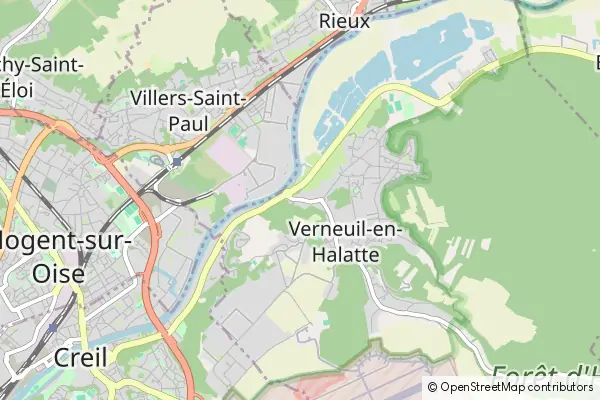 Karte Verneuil-en-Halatte