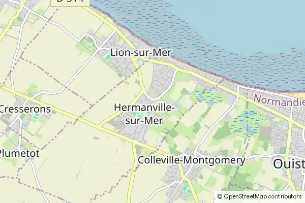 Karte Hermanville-sur-Mer