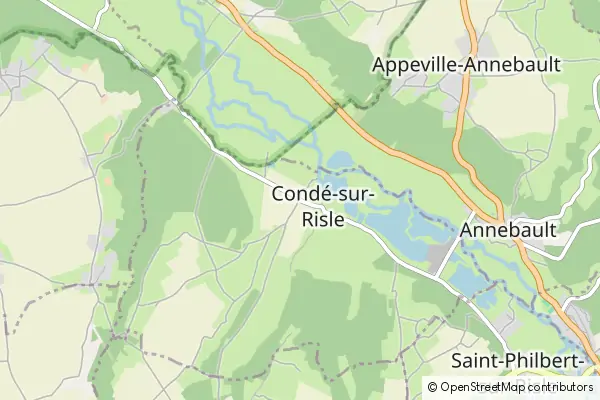 Karte Condé-sur-Risle