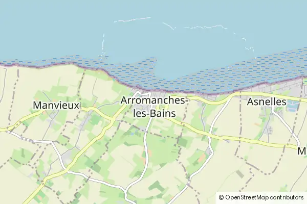 Karte Arromanches-les-Bains
