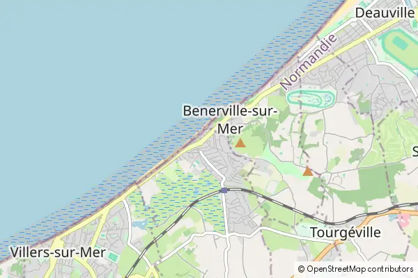 Karte Benerville-sur-Mer